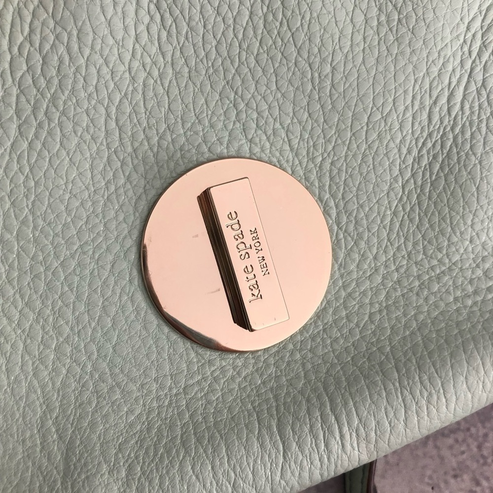 Kate Spade Aster Court Naomi Leather Green Purse - Picture 11 of 14